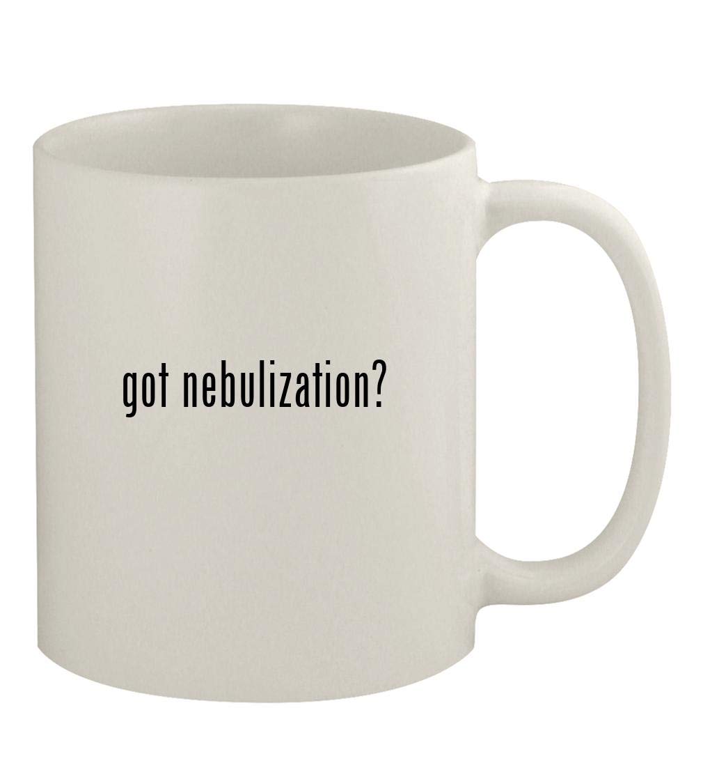 got nebulization? - 11oz Ceramic White Coffee Mug, White