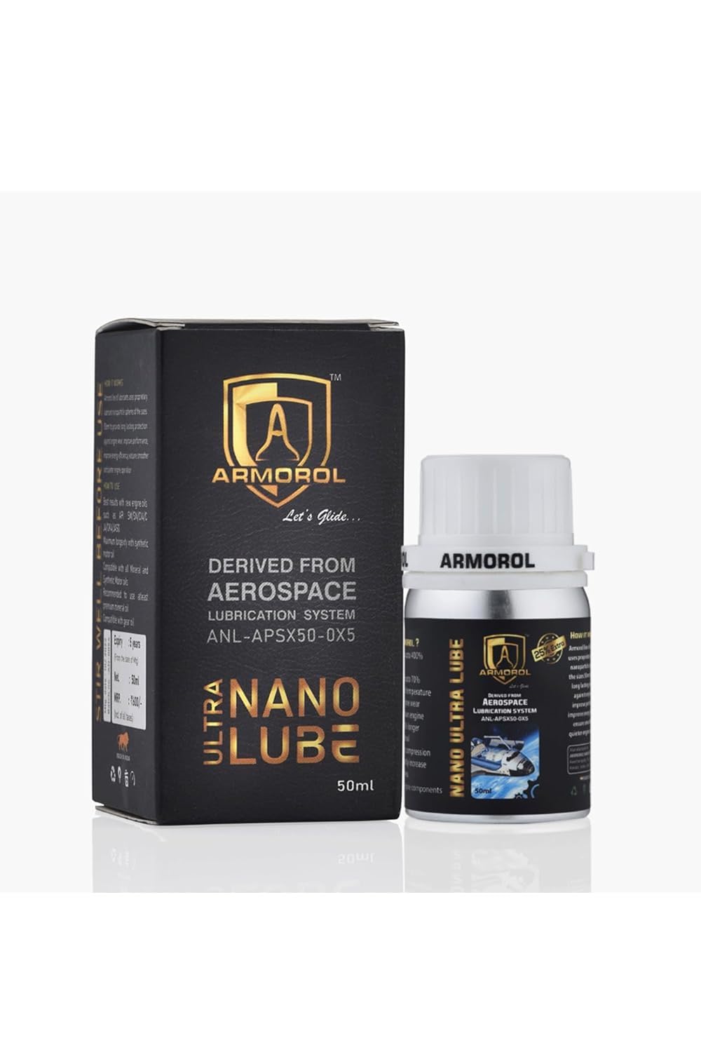 Armorol Nano Ultra Lube 50ml for Bikes (Below 350cc) - Advanced Engine Protection and Performance