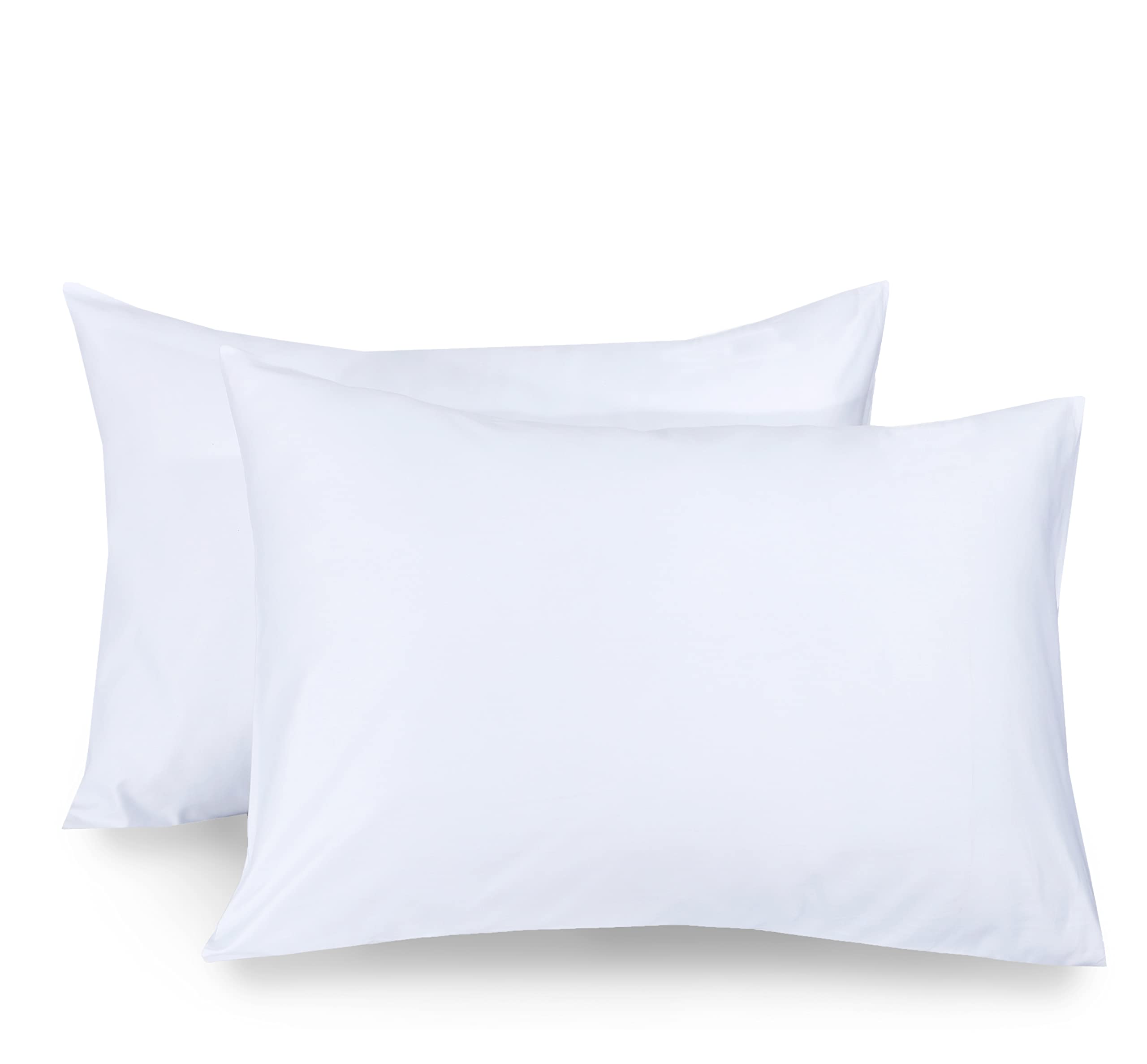 Sapphire Collection Luxury Percale Non Iron White Pair Of Pillowcases