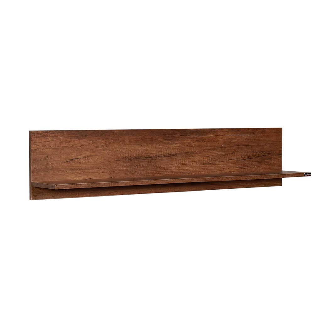 Adore Furniture Multi-Purpose Decorative Wall Shelf, 120 Width x 25 Height x 20 cm Depth, Oslo Walnut