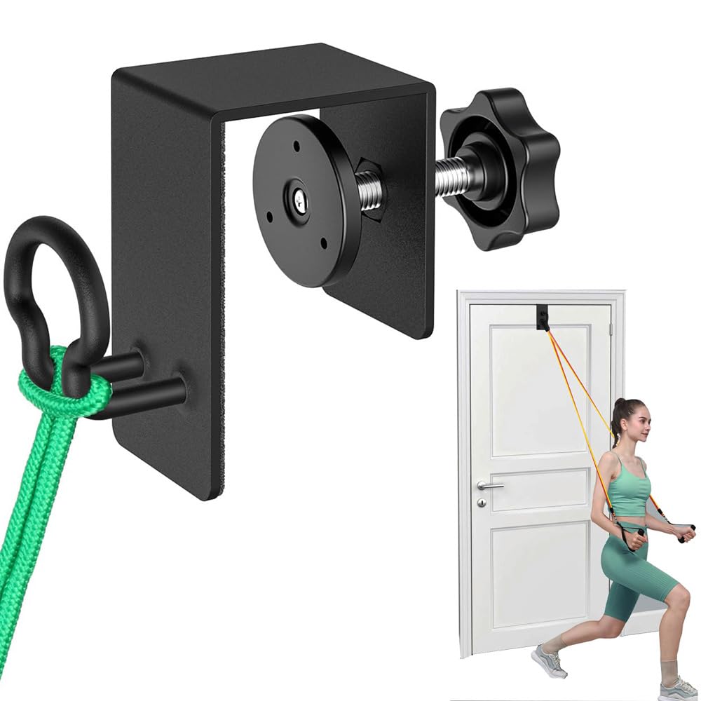 BeneLabel Door Anchor for Resistance Bands, Heavy Duty Door Anchor Attachment, Workout Door Mount Anchors for Body Weight Straps, Strength Training, Physical Therapy Exercise, Home Gym