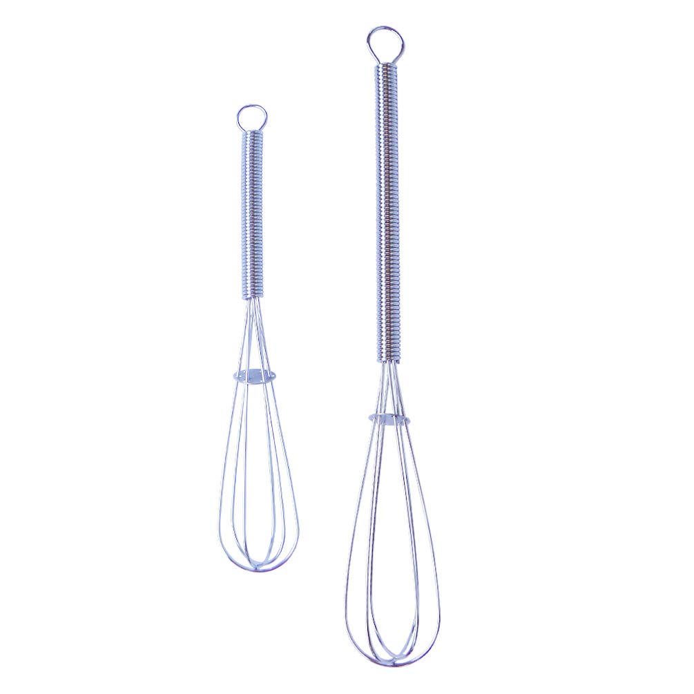 zYoung Mini Whisks Set of 2, 5 Inches and 7 Inches