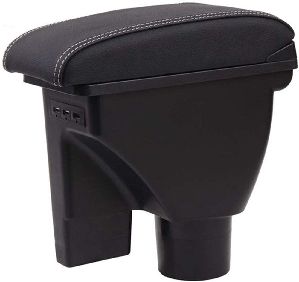 ZGYDYW Ztuaalui For Hyundai Getz armrest box double-layer belt 3usb car Universal Central armrest storage box