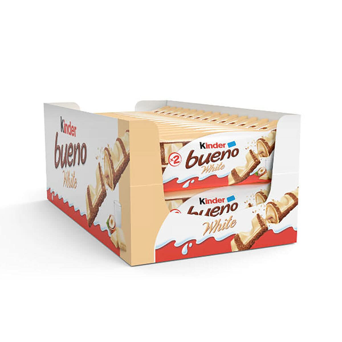 WowboxmeKinder Bueno WHITE Chocolate 30 x 39g Bar Pack