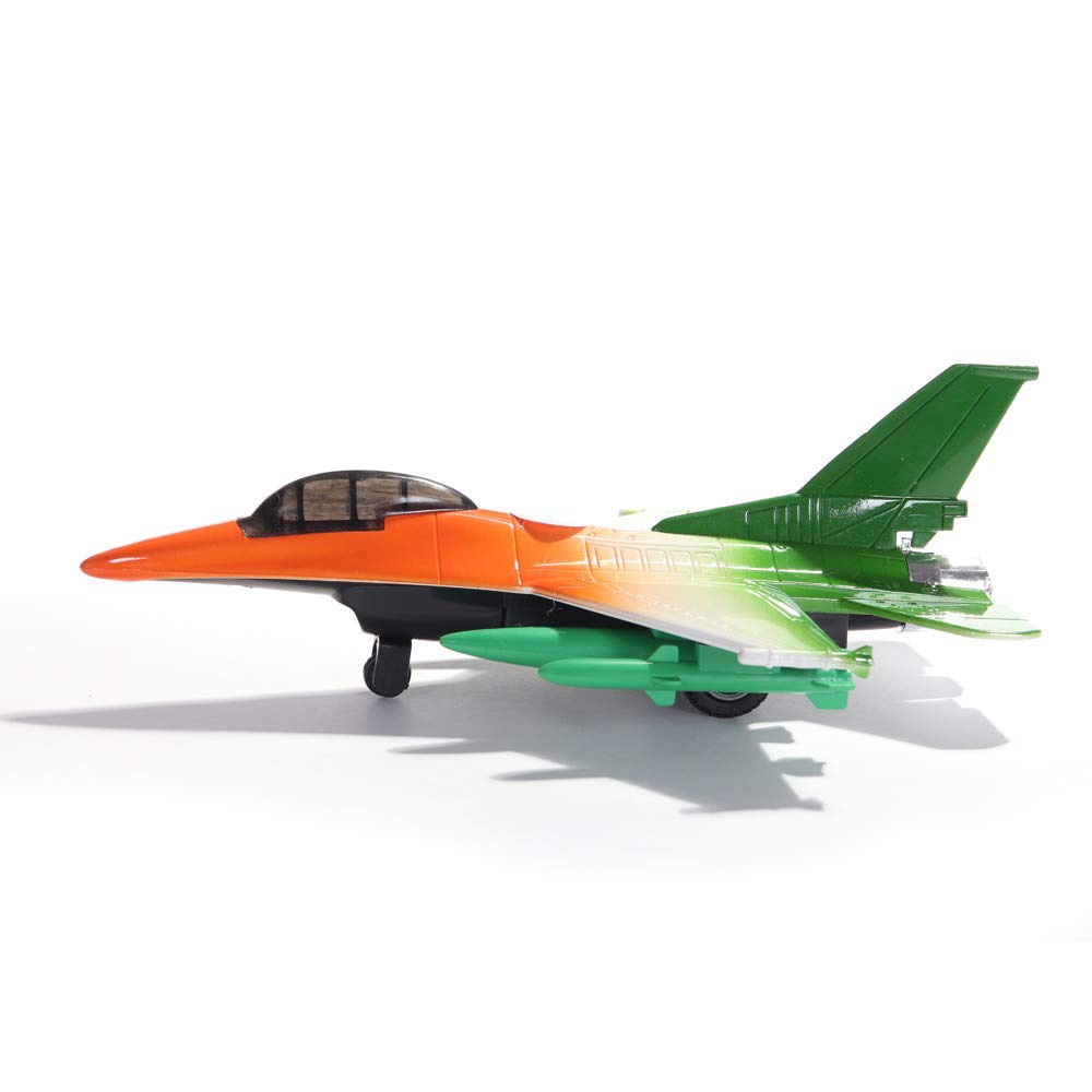 ATC Group F-16 Fighter Jet Tri Color | Pull Along Toy | for Boys & Kids (Multicolor, Pack of 1)