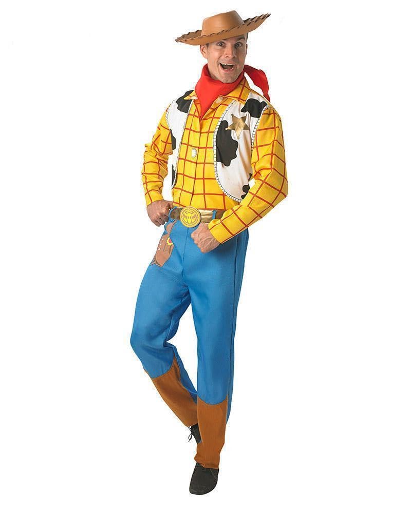 Rubie's Official Disney Toy Story Woody Costume, Adult Fancy Dress