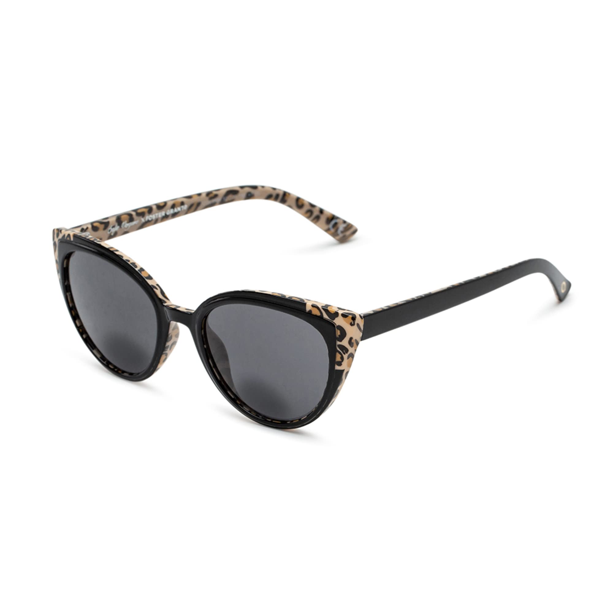 Sofia Vergara x Foster GrantWomen's Mayra SunReaders Cat-Eye Bifocal Reader Sunglasses, Black Leopard, 52 mm + 2.5