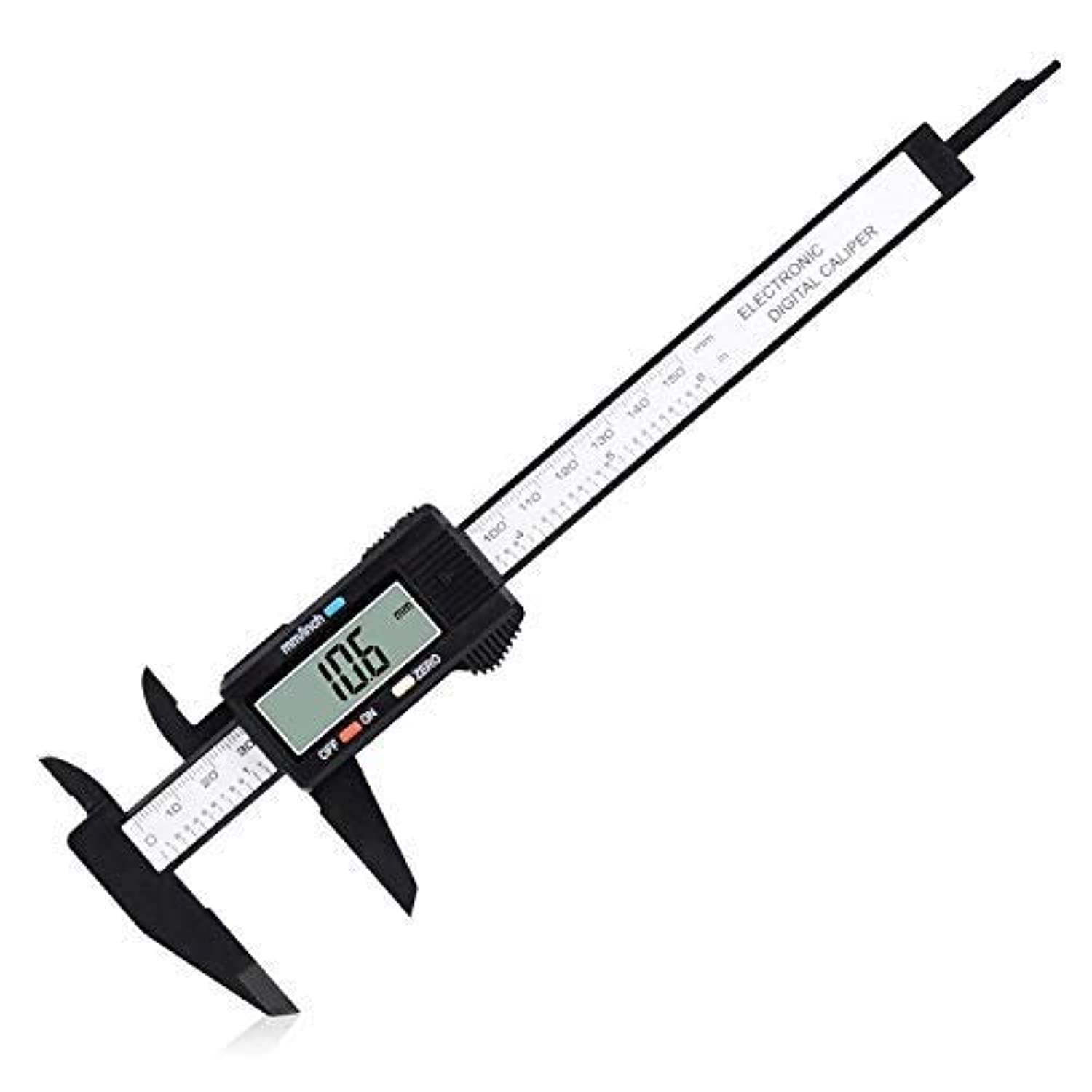 6 150 mm Digital Vernier Caliper Micrometer Guage Widescreen Electronic Accurately Measuring Stainless Steel