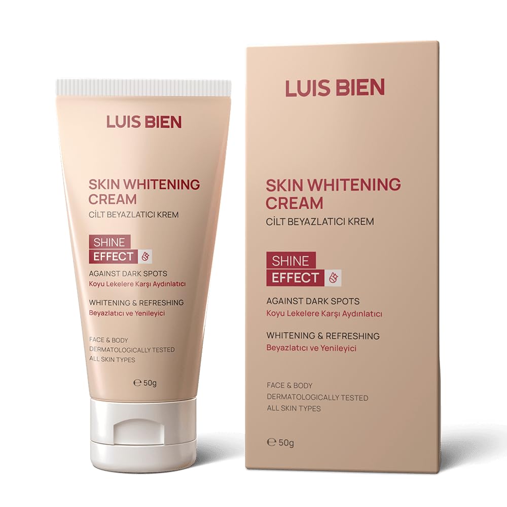 Luis Bien Skin Whitening Cream 50 ml,Lightening Cream for Body,Face,Underarm,Elbow and Bikini areas,Dark Spot Cream for Face