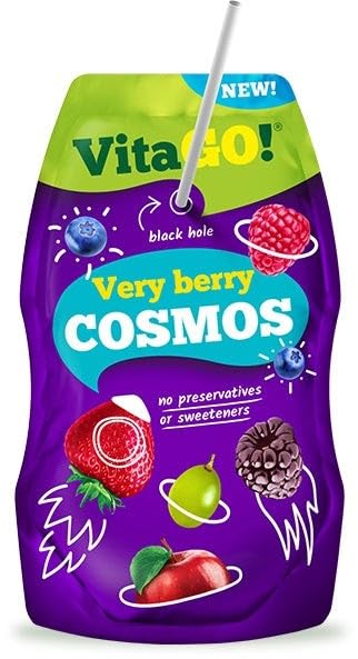 Vita Go100% Verry Berry Fruit Drink 200 ml 8-Pack