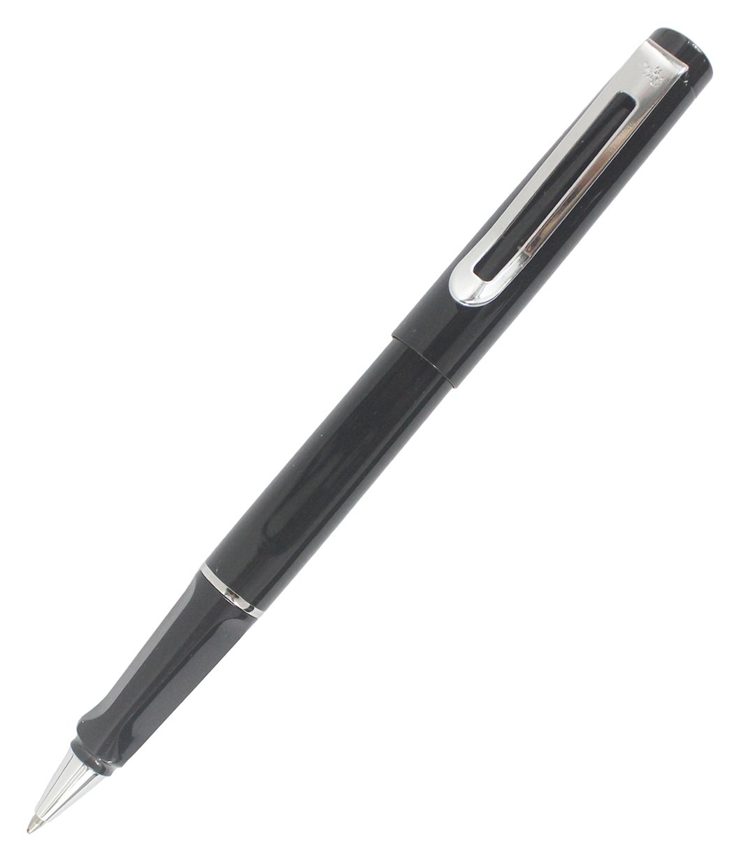 Comfort Grip Metal Pen Barrels Rollerball Pen Fine Writing Instruments - Black