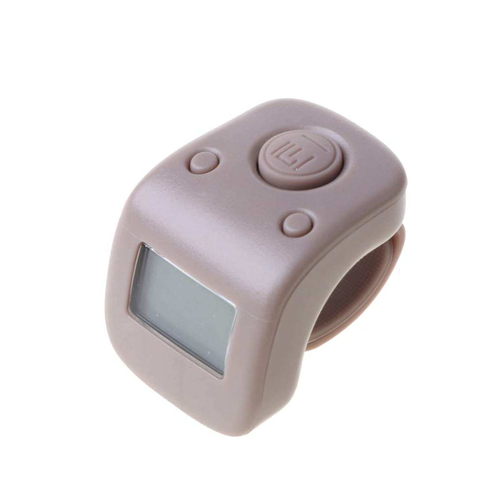 Joleritc Finger Counter,Mini Digital LCD Electronic Finger Ring Hand Tally Counter Six/6 Digit/Prayer Counter Clicker Gray