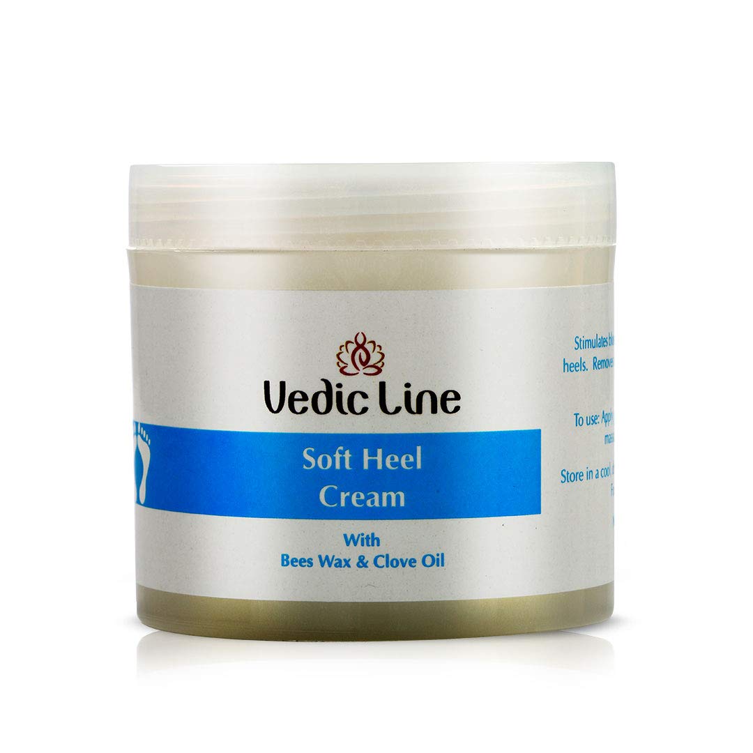 Vedicline Soft Heel Cream Repair Rough and Cracked Heel with Neem Seed Oil, Clove Leaf Oil and Menthol Keeps Skin Hydrated, Supple and Smooth, 100ml