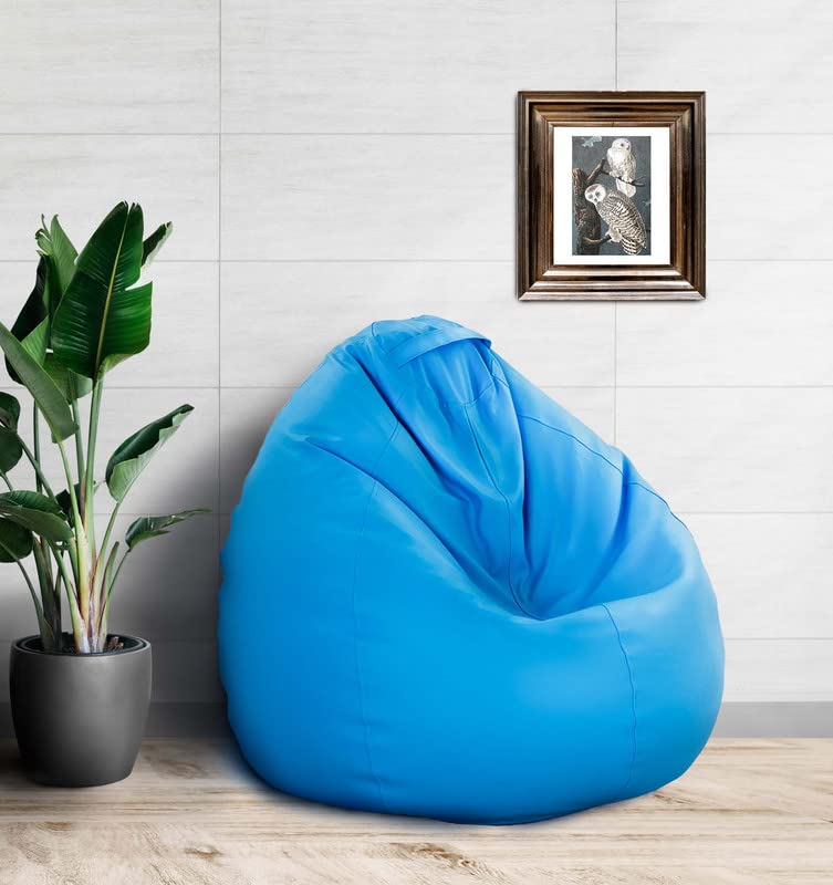 GenericPVC Comfortable Kids Bean Bag Blue - 84 Cm x 53 Cm