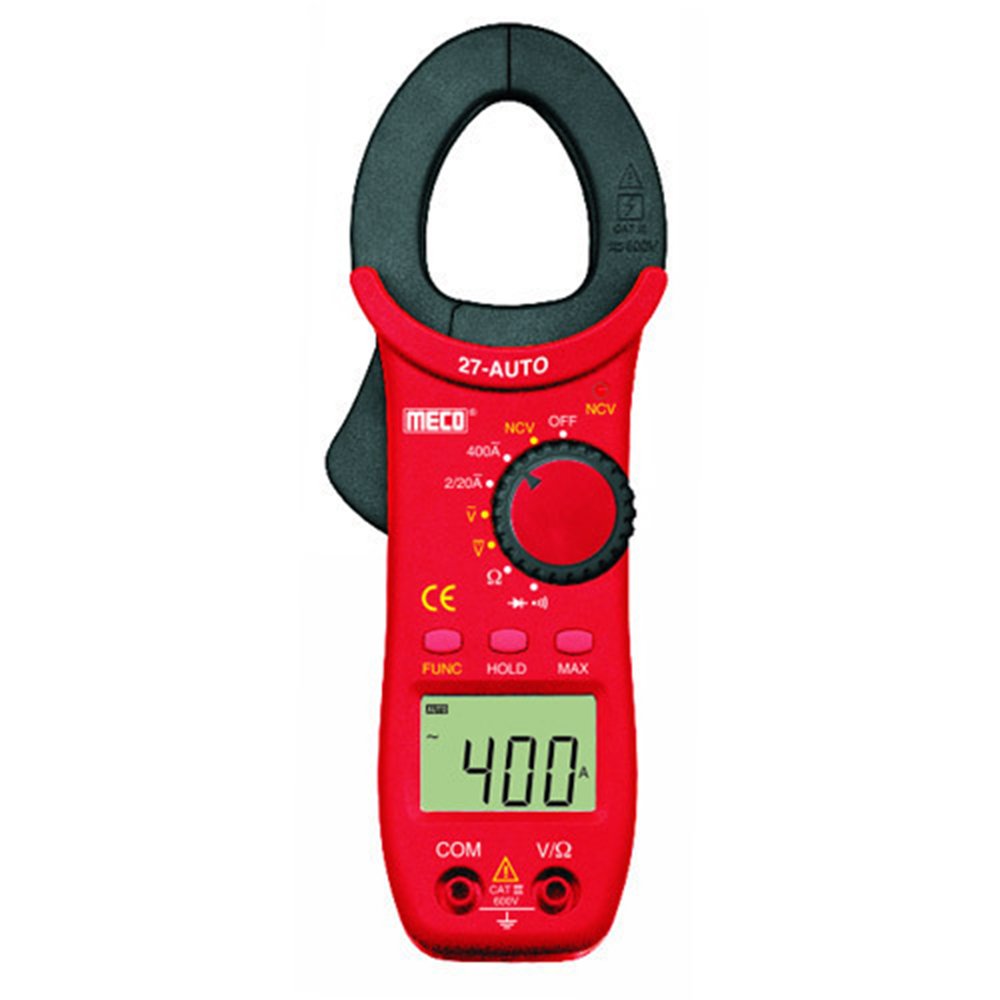 Meco 27-auto Digital Clamp Meter, Red