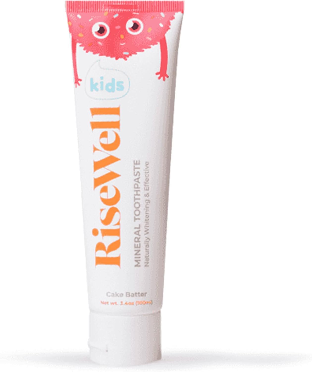 RiseWell Kids Cake Batter Natural Hydroxyapatite Mineral Toothpaste Fluoride Free, Paraben & SLS Free…