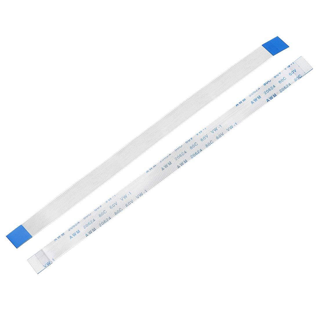 SHIVLAHERI 15 Pin 0.5mm Pitch 100MM Length FFC FPC Flexible Flat Ribbon Cable AWM 20624 80c 60v(Pack Of 1) (Type-A)