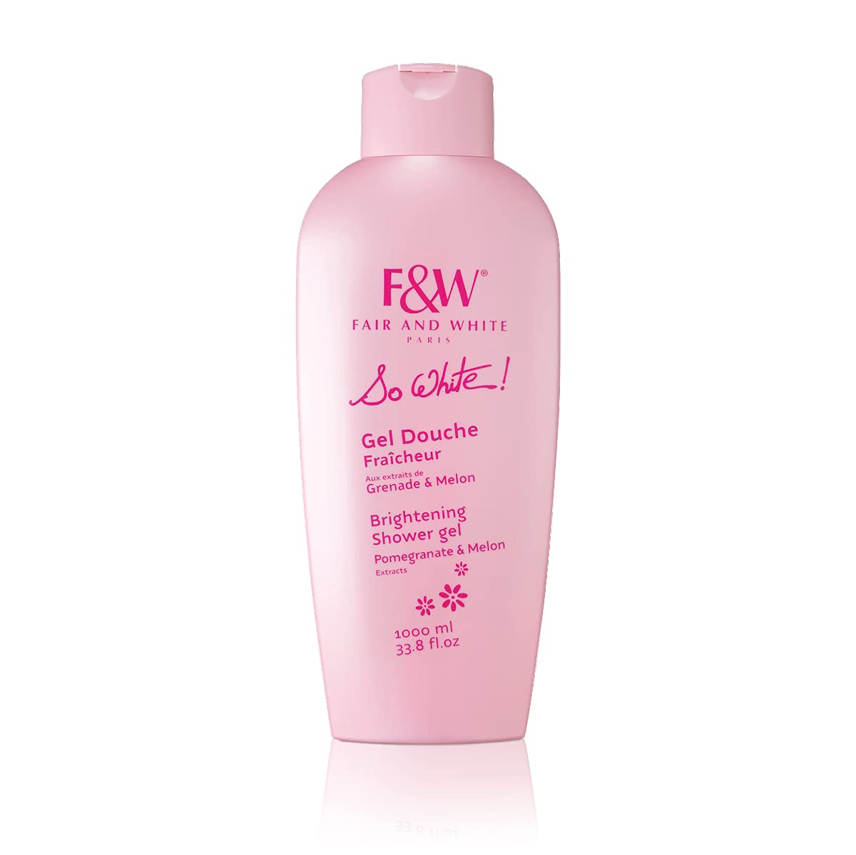 Fair & White So White Refreshing Shower Gel With Pomegranate And Melon Extracts 1000ml