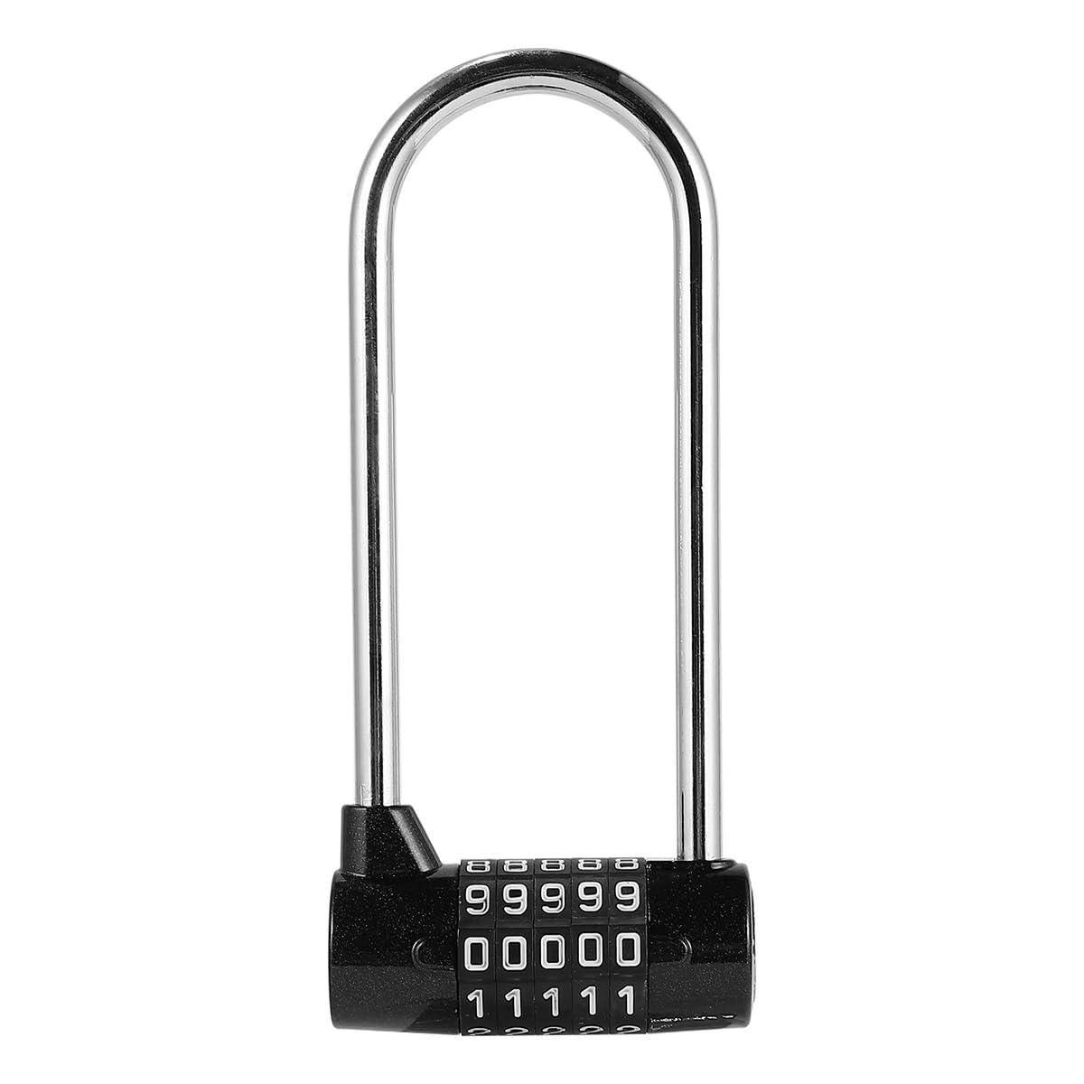 Hemobllo Cabinet Password Padlock Large Password Safety Lock Dial Number Door Handle Cabinet Hanging Lock for Home Office Shop