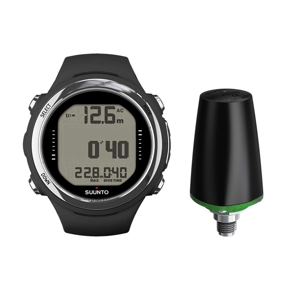 SUUNTOD4I Novo Black w/Wireless Tank Pressuer Transmitter LED No USB and Strap