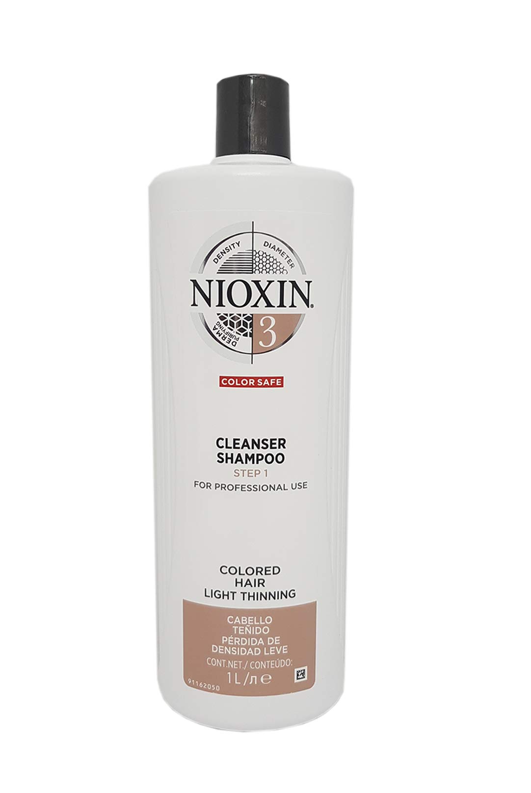 Nioxin System 3 Cleanser Shampoo, 1000 Milliliter,H2986