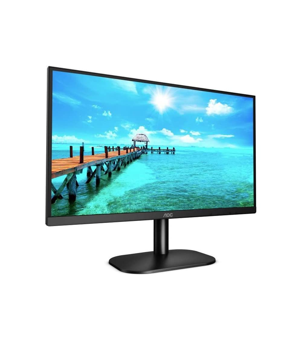 AOC 22B2H - 22 Inch FHD Monitor, 75Hz, VA, 7ms Frameless Design, Tilt, lowBlue Mode (1920 x 1080 @ 75Hz, HDMI/VGA)