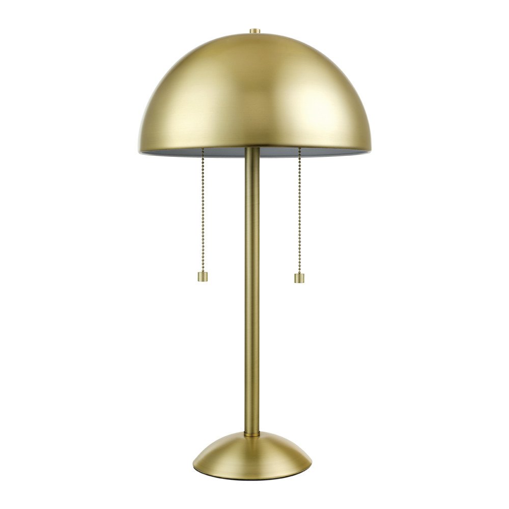 Novogratz x Globe Electric Table Lamp, Metal, 120 W, Brass