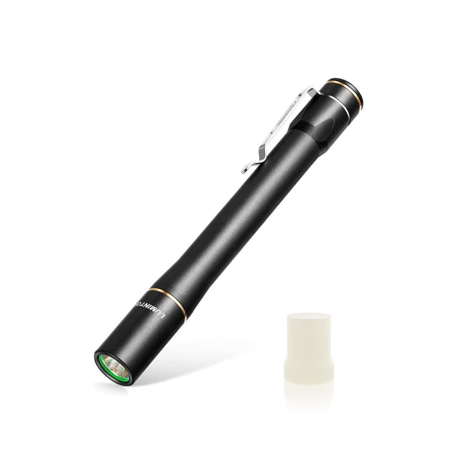 LUMINTOPPen Light IYP365 Penlight Flashlight Torch Nichia LED High Color Rendering for Doctor Nurse Diagnostic, Small, Mini, Stylus PenLight with Clip Powered by 2 AAA Batteries (Included)