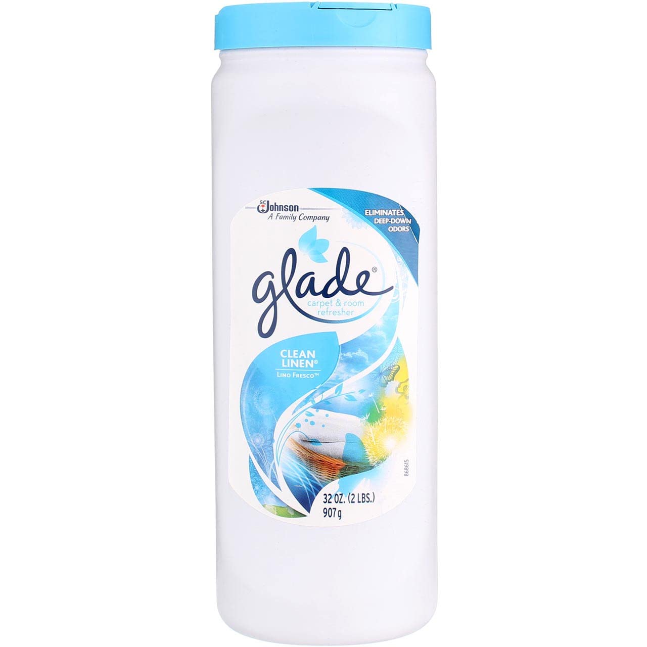 Glade Carpet And Room Odor Eliminator Clean Linen Scent Shaker Can 32 Oz