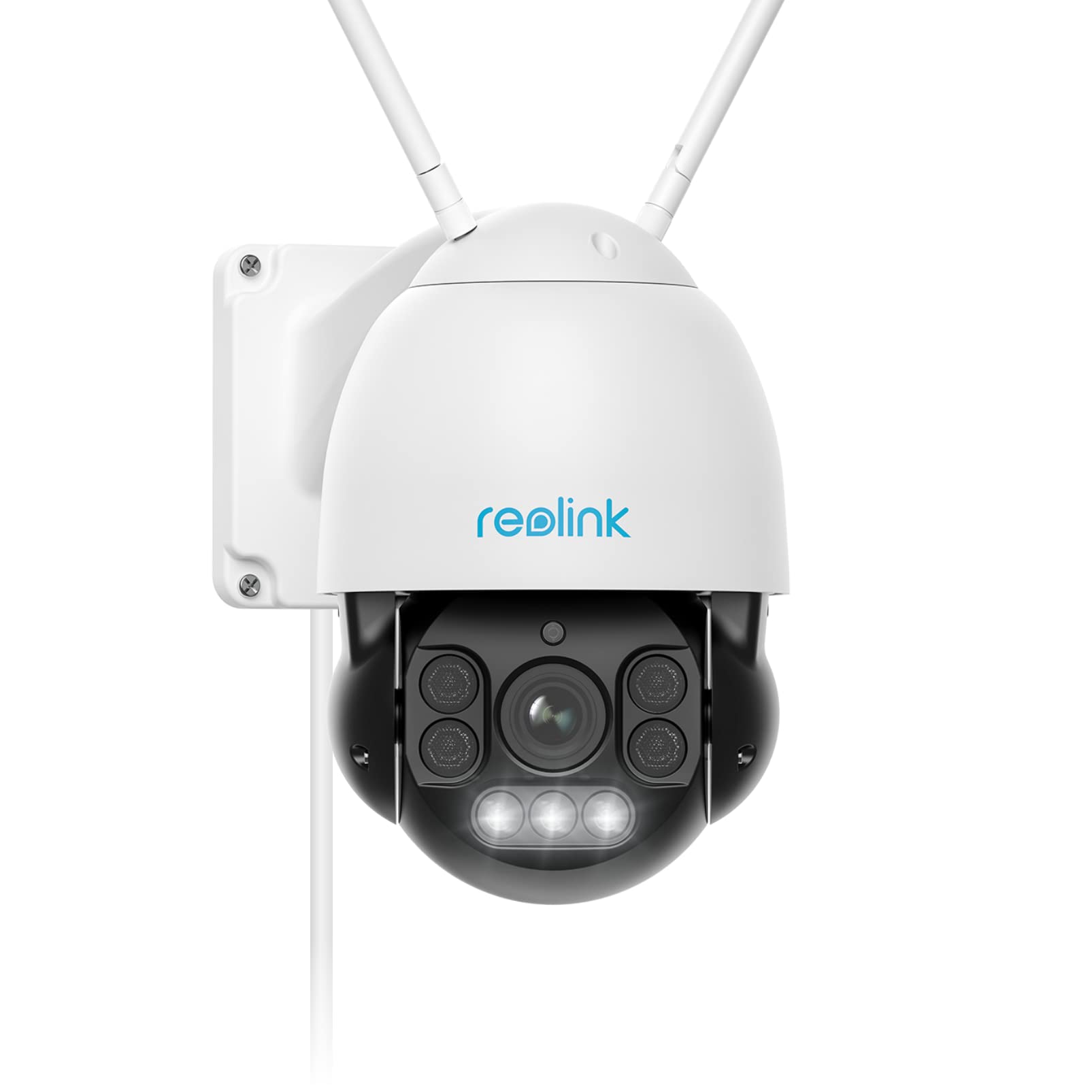 Reolink Outdoor 5MP Wi-Fi PTZ Camera, 5X Optical Zoom, Color Night Vision 190ft, 2.4/5GHz Wi-Fi Camera with People/Vehicle Detection, Auto Tracking, 360° View, Two-Way Audio, IP66, RLC-523WA