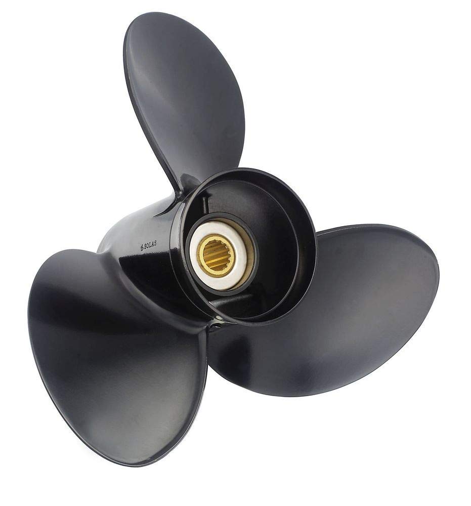 SOLAS 2211-101-13 Amita 3 Aluminum 3-Blade Propeller - RH, 10.1" Diameter x 13" Pitch x 14-Spline