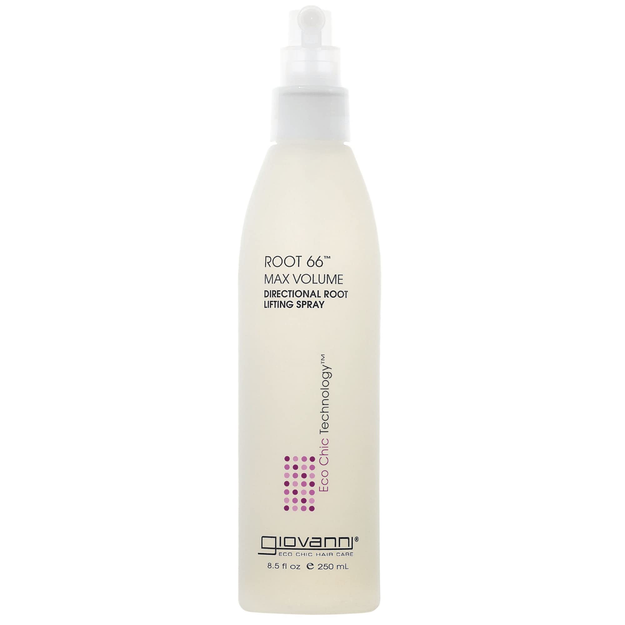 GIOVANNIEco Chic Root 66 Max Volume Spray, 8.5 oz. - For Fine Lifeless Hair, Pro-Vitamin B5, Horsetail Extract, Sea Salt, Kiwi, Lauryl & Laureth Sulfate Free, No Parabens, Color Safe