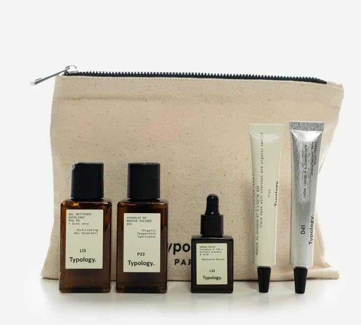 TypologyTravel Set - Five Travel-Size Products for a Complete Skincare Routine