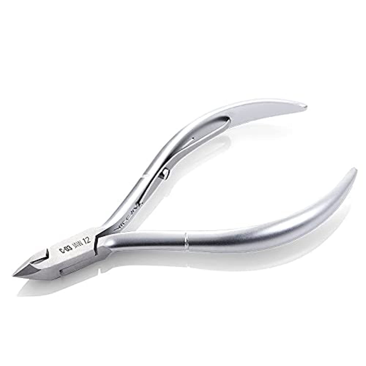 Nghia Nail Cuticle Nipper -Grey Plated C-03 (JAW 12)