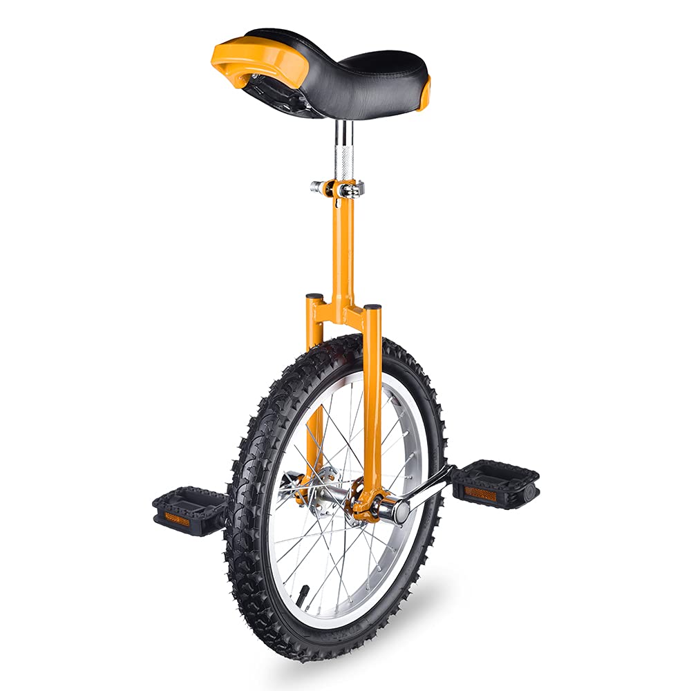 AW 16" Inch Wheel Unicycle Leakproof Butyl Tire Wheel Cycling Outdoor Sports Fitness Exercise Health