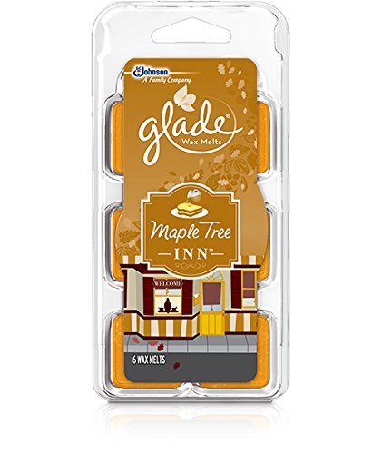 Johnson Glade Wax Melts Maple Tree Inn, 6 Count, 2.3 Ounces