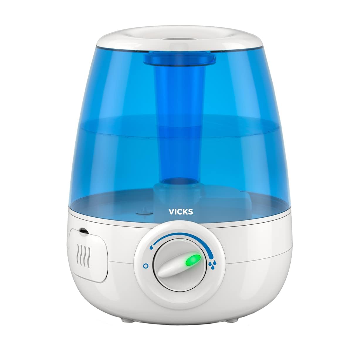 Vicks Filter-Free Ultrasonic Humidifier. #1 Brand Recommended by Pediatricians*. 1.2 Gal Ultrasonic cool mist humidifier for medium to large Bedrooms, Kids Rooms, and More. Use with Vicks VapoPads.