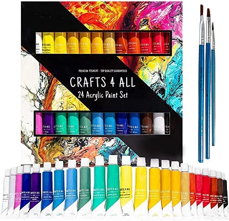 CRAFTS 4 ALL Acrylic Paint Set