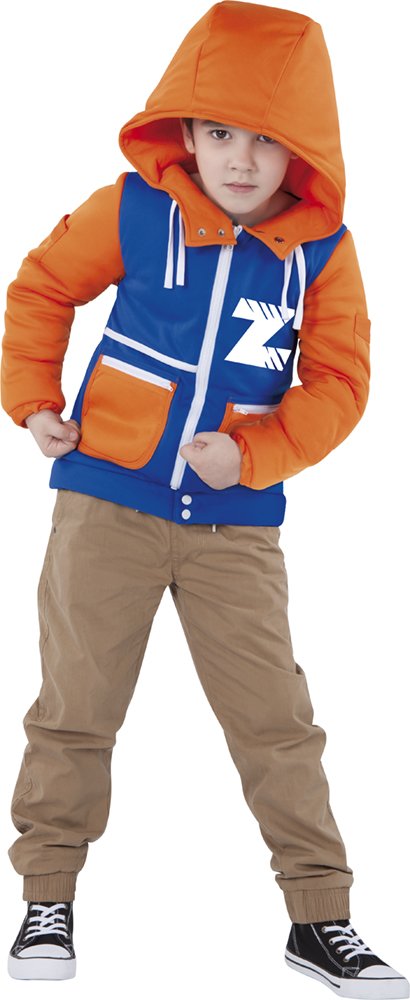 Invizimals Kids Z1 Deluxe Orange and Blue (Rubie's S8360) M Orange and Blue Costume Jacket