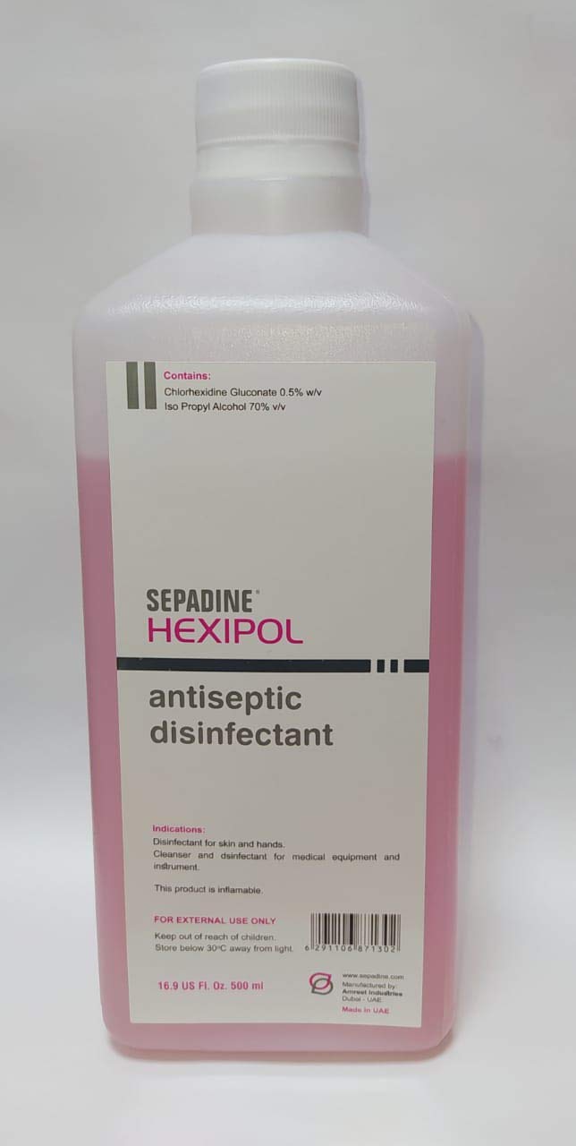 Sepadine Hexipol Antiseptic Disinfectant 500ml