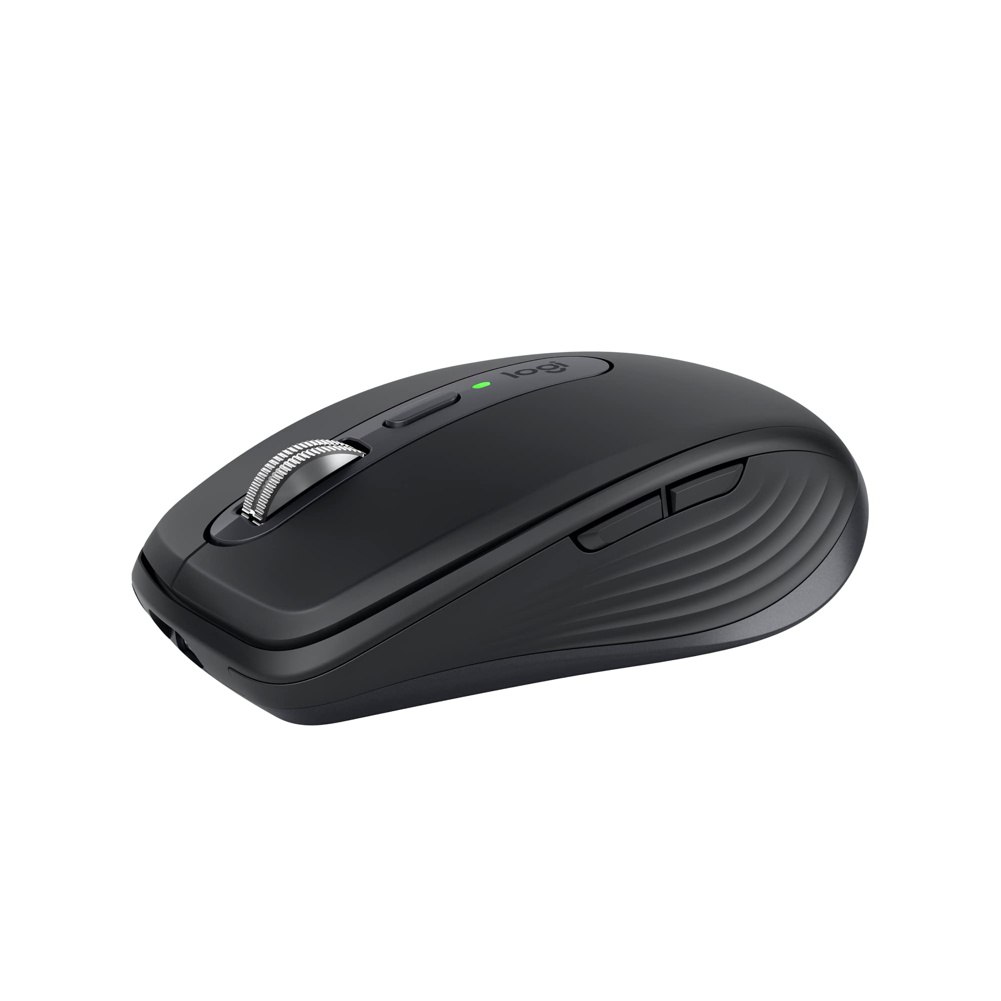 LogitechMX Anywhere 3S Compact Wireless Mouse, Fast Scrolling, 8K DPI Any-Surface Tracking, Quiet Clicks, Programmable Buttons, USB C, Bluetooth, Windows PC, Linux, Chrome, Mac - Graphite