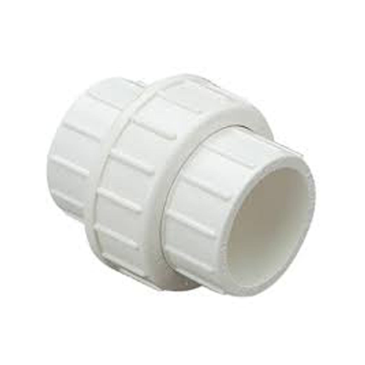 Prince 1 Inch UPVC Plastic Plastic Union (White)