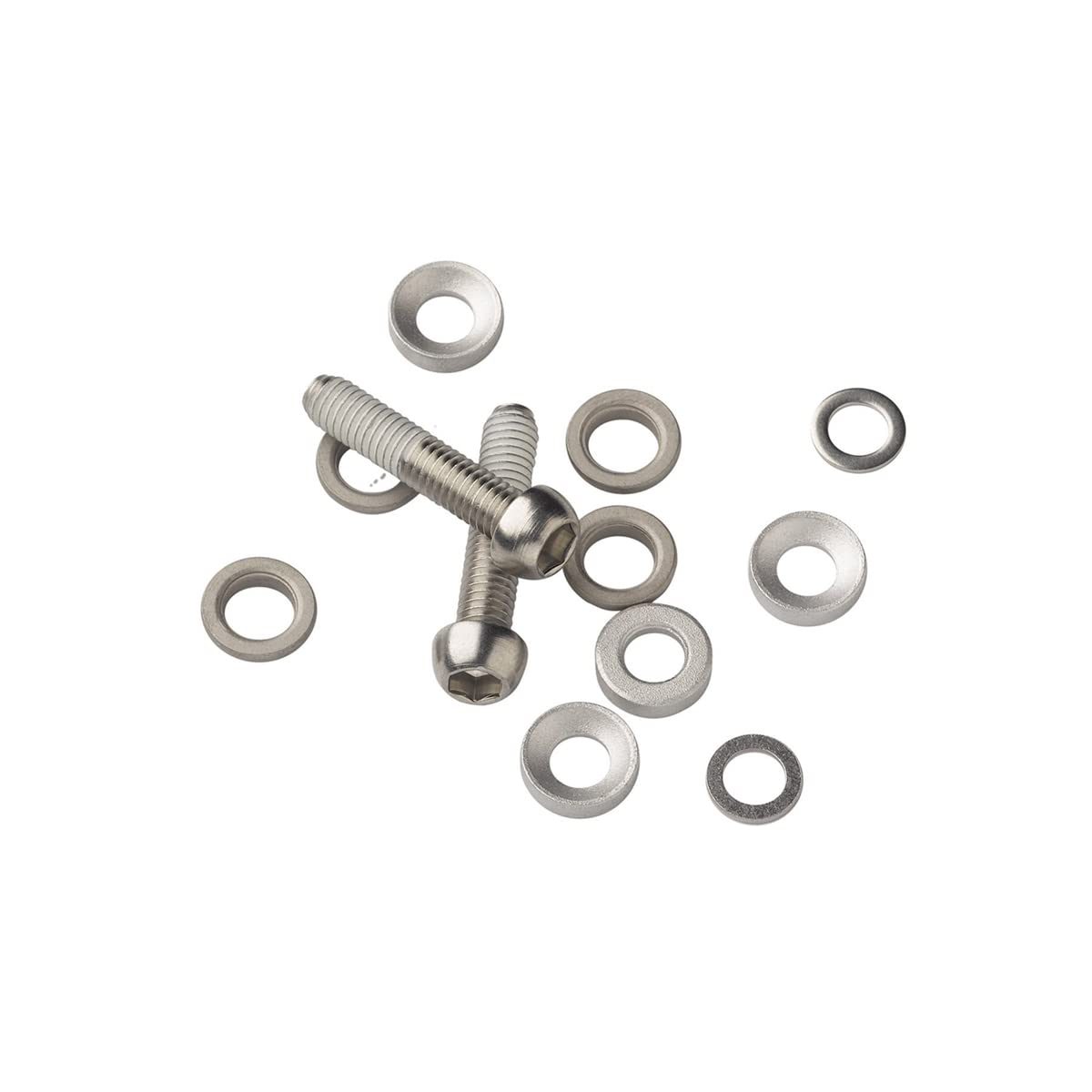 Avid Caliper Mounting Hardware, Stainless (Includes Caliper Mounting Bolts and Washers, CPS and Standard), Grey