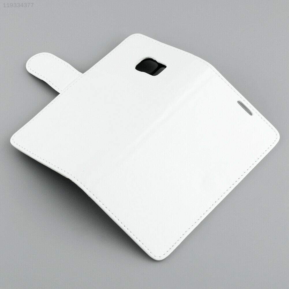 A0F3 White Brown Leather Cover Case Case Cover Magnetic-Button New Flip One-Fold