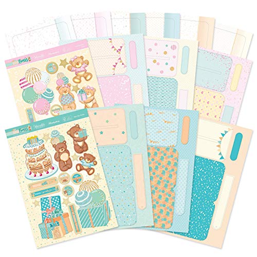 Hunkydory - BEARS101 - Birthday Bears Concept Card Collection - Makes 12 Amazing Cards