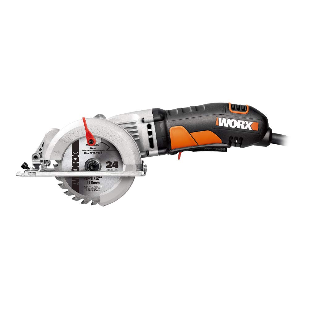 Worx Wx429L 4 Amp WorXSaw 4.5" Electric Compact Circular Saw