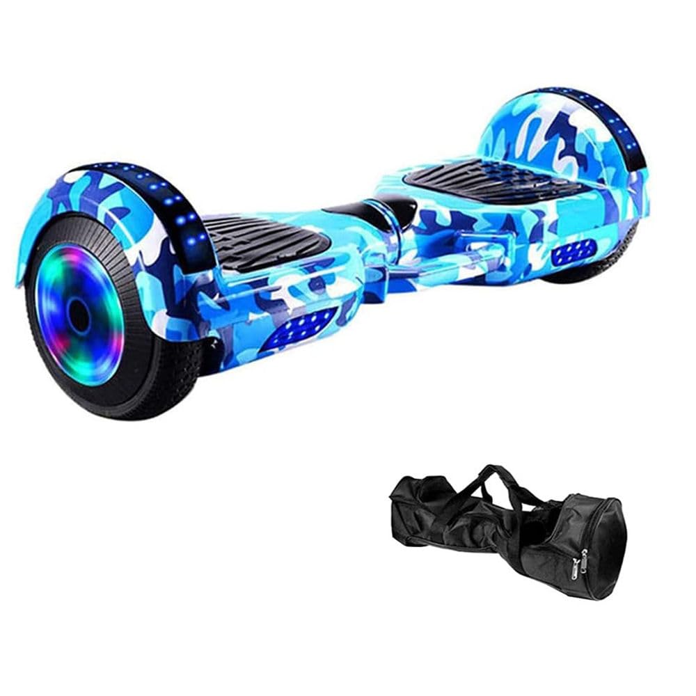 COOLBABY6.5 Inch Smart Electric Scooter Self Balancing Scooter Lithium Battery Hoverboard Balance Scooter with Bluetooth Speaker and LED Light Wheels(Color 4)