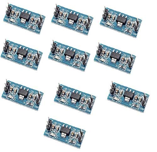 Voltage Regulator Module 10 pieces 5V Out, 6V to 12V In AMS1117-5.0 5.0V Step-Down Linear