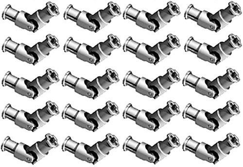 LEGO Technic 20 pcs NEW LIGHT GREY UNIVERSAL"U" JOINT 3L Lot pack robot motor robotics advanced building mindstorms EV3 NXT part piece 61903 62520c01