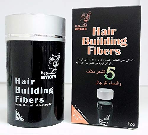 AmoraHair Building Fibers 22g No. Black